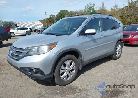 2012 Honda Cr-V Ex-L z USA, uszkodzony, nr VIN 2HKRM4H7XCH602173